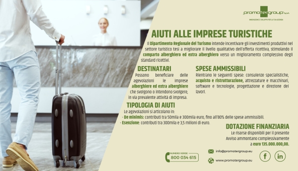 AIUTI ALLE IMPRESE TURISTICHE