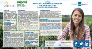 ISMEA - BANDO PER L&#039;AUTOIMPRENDITORIALITÁ IN AGRICOLTURA E NEL RICAMBIO GENERAZIONALE