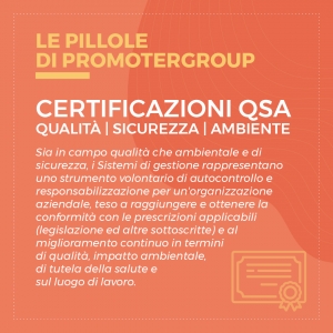 LE PILLOLE DI PROMOTERGROUP: CONSULENZA CERTIFICAZIONI QSA